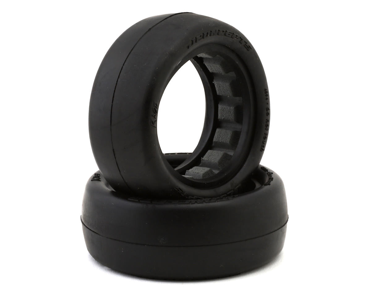 JConcepts Silent Rage 2.2" 2WD Front Buggy Dirt Oval Tires (2) (Silver)