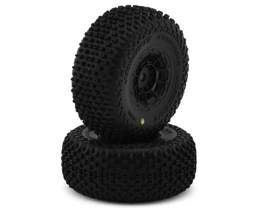 JConcepts Mojave Grom™ Choppers Pre-Mounted Off-Road Tires (Yellow) (2) w/12mm Hex