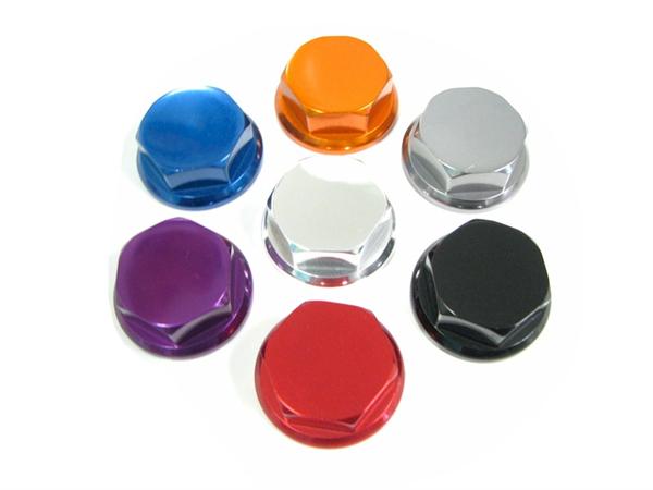 Jofer RCX Aluminun Enclosed  Solid Wheel Nut HPI Baja 5B/T (SILVER)