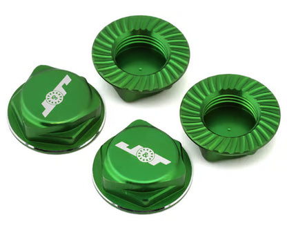 J&T Bearing Co. Aluminum 17mm Serrated Wheel Nuts