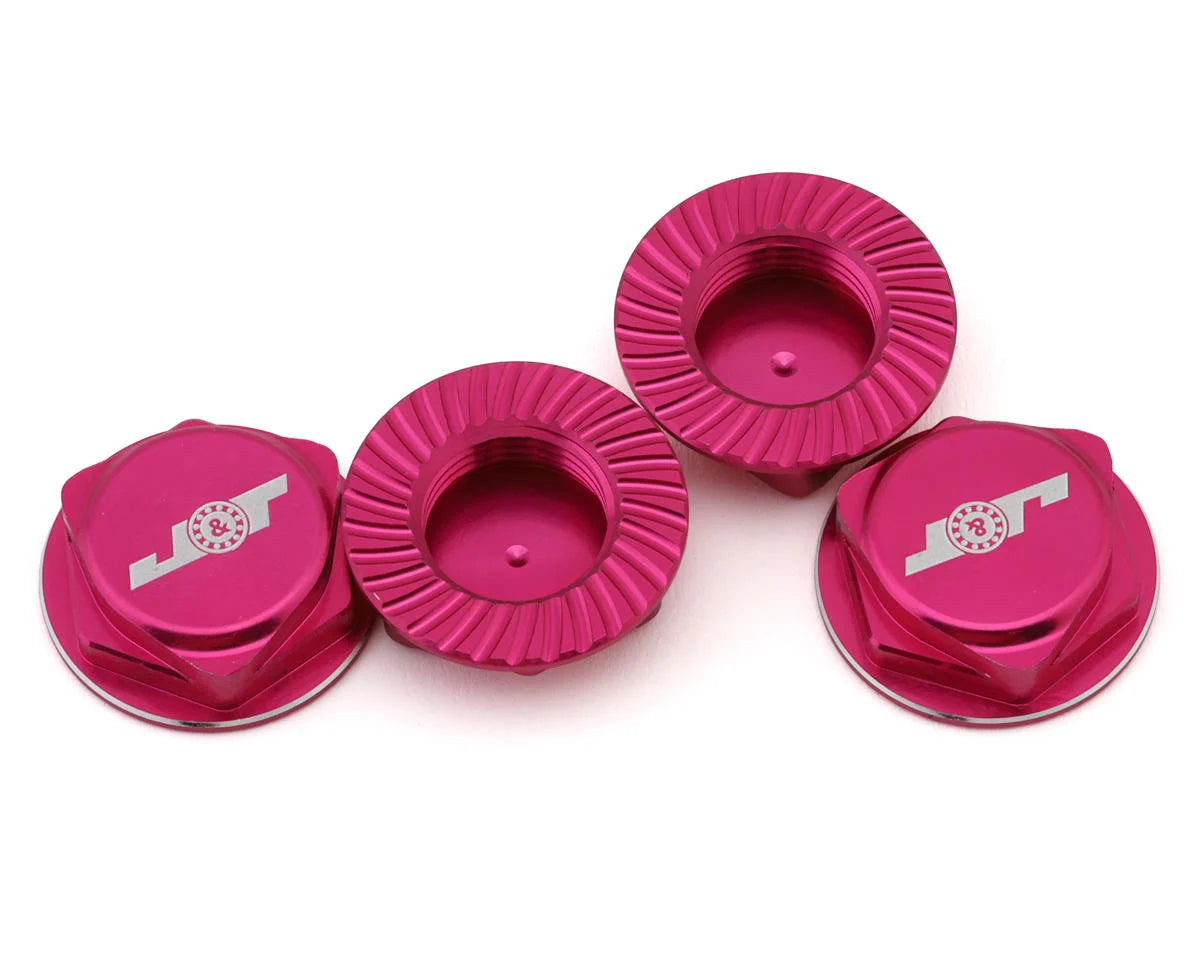 J&T Bearing Co. Aluminum 17mm Serrated Wheel Nuts