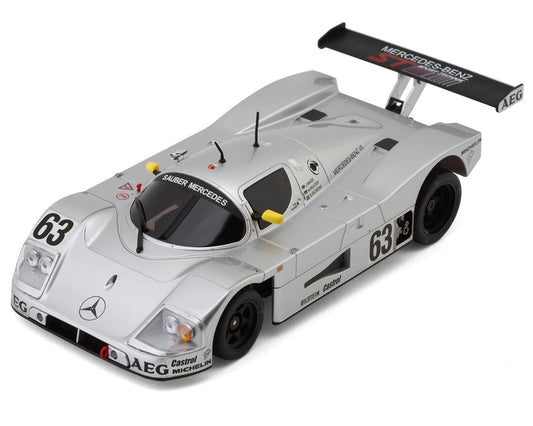 Kyosho MR-03 RWD Mini-Z ReadySet w/Sauber Mercedes Group C Rennsportwagen C9 Body (Silver) w/KT-531P 2.4GHz Radio