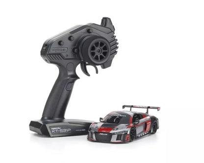 ***Pre-Order***Kyosho MR-04 RWD Mini-Z Readyset w/Audi R8 LMS 2016 Body (Grey/Red) w/KT-531P 2.4GHz Radio
