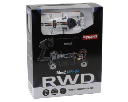 Kyosho MR-04 RWD Mini-Z ReadySet w/Porsche 962C Coupe Body (White/Blue)