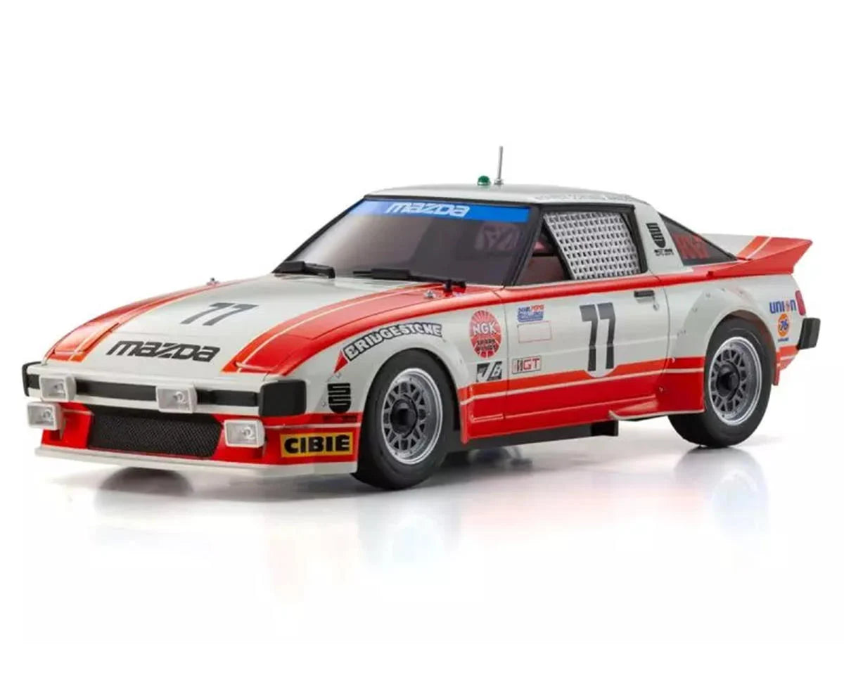 ***Pre-Order*** Kyosho MR-04 RWD Mini-Z Readyset w/1979 Mazda Savanna RX-7 (Red/White) w/KT-531P 2.4GHz Radio