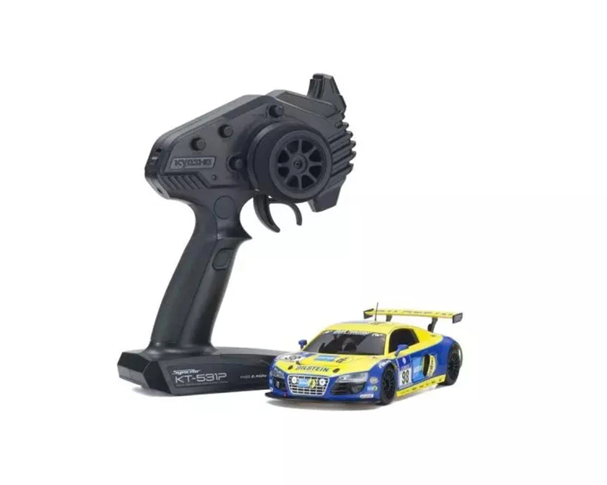 ***Pre-Order*** Kyosho MR-04 RWD Mini-Z Readyset w/Audi R8 LMS Phoenix Racing NBR 2010 #98 Body w/KT-531P 2.4GHz Radio
