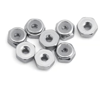 Kyosho 2mm Aluminum Ny-Lock Nuts (8)