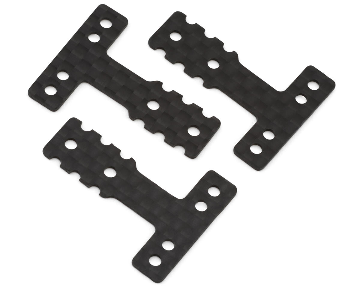 Kyosho Mini-Z MR-03 MM/LM Carbon Fiber Rear Suspension Plates (Soft) (3)
