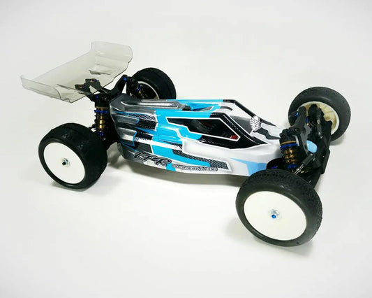 Leadfinger Racing Team Associated B6.1/B6.2 A2 1/10 Buggy Body w/Tactic Wings (Clear)