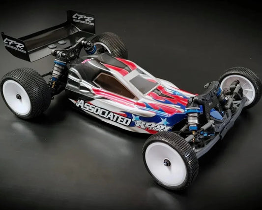 Leadfinger Racing Team Associated RC10B6.4 Retro-Mod 1/10 2WD Buggy Body (Clear)