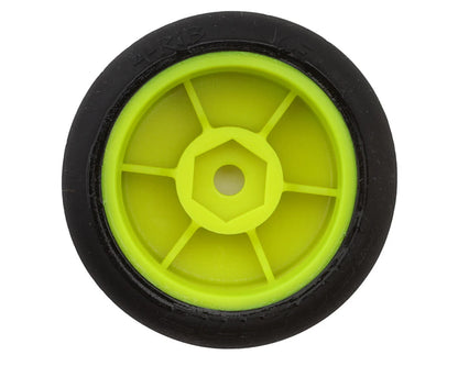Losi Micro-B Pre-Mounted Tires (Yellow) (4)