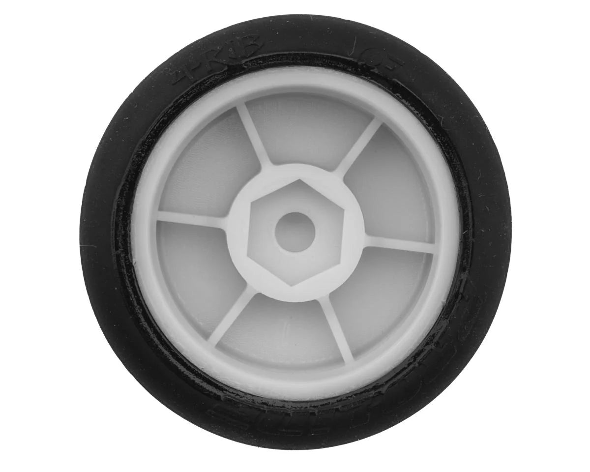 Losi Micro-B Pre-Mounted Tires (White) (4)