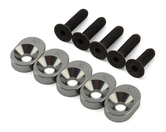 Losi 5IVE-TG 3.0 Engine Mount Insert & Screws (20mm Offset)
