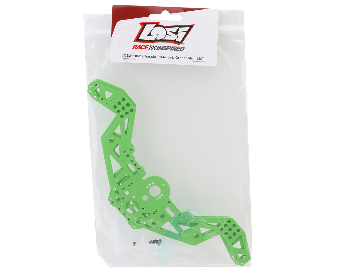 Losi Mini LMT Chassis Plate Set (Green) (2)
