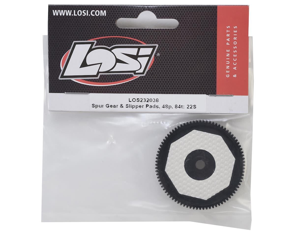 Losi 22S SCT Spur Gear & Slipper Pad Set (84T)