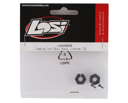 Losi 22S Drag Aluminum Clamping Front Wheel Hexes