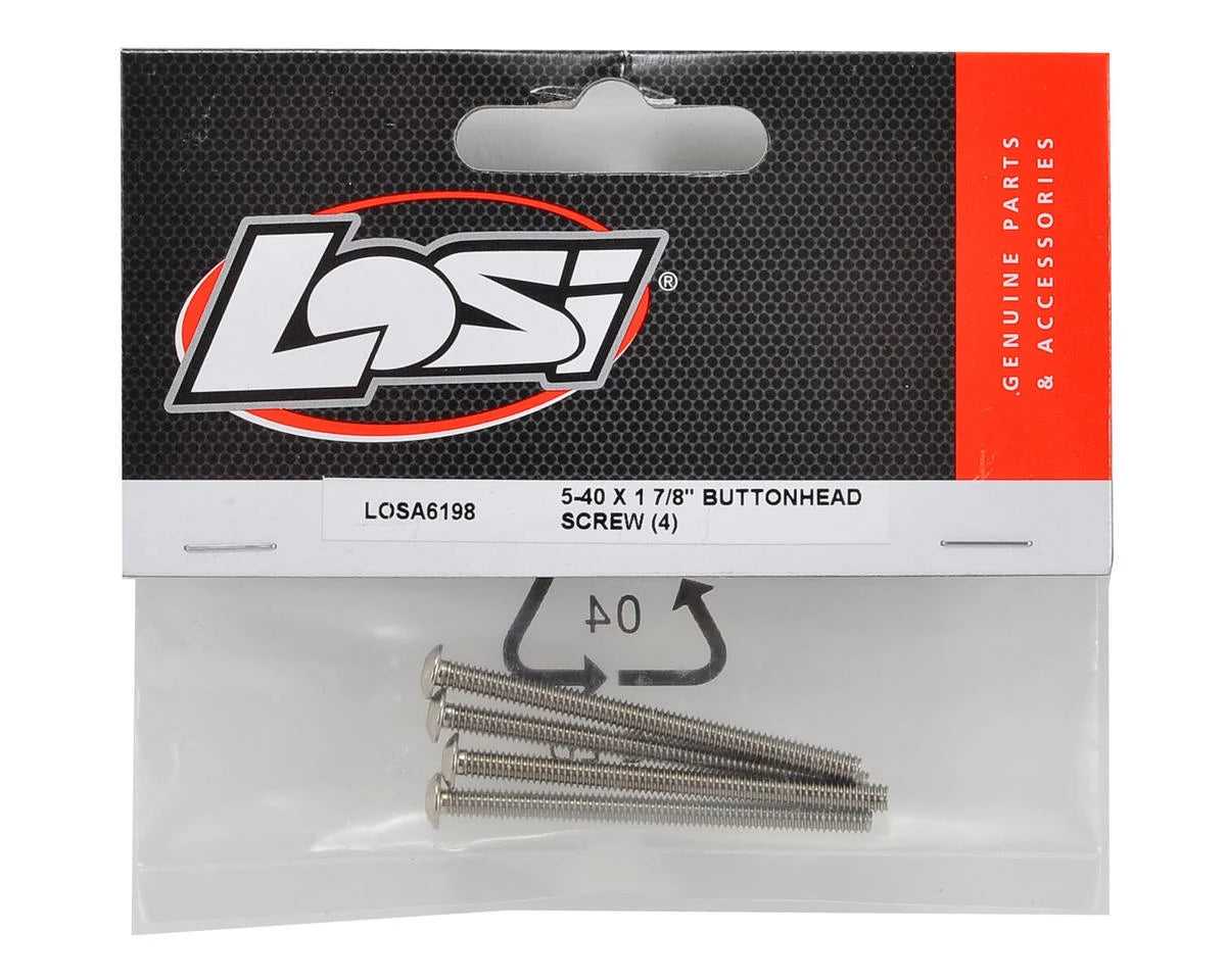 5-40 x 1 7/8" Button Head Screws (4) Losi