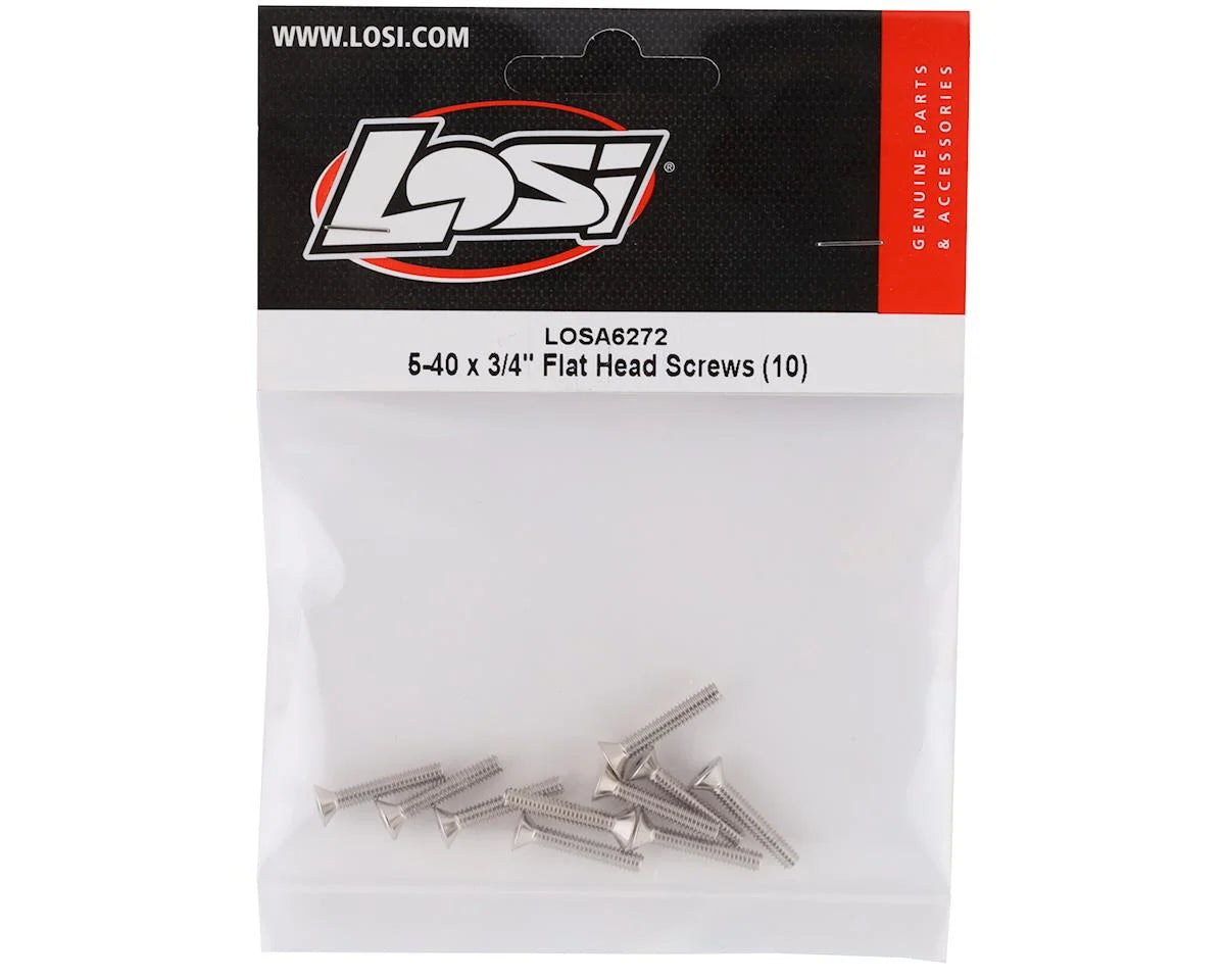 5-40 x 3/4" Flat Head Screw (10) Losi