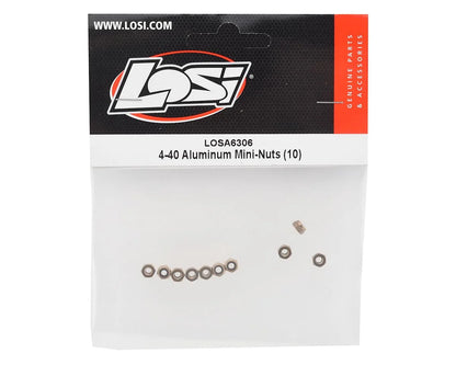4-40 Aluminum Locknut (10) Losi