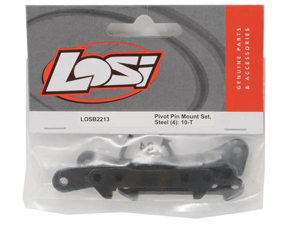 Losi Pivot Pin Mount Set, Steel (4): 10-T