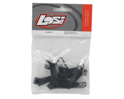 Losi Chassis Brace & Spacer Set (3): 10-T