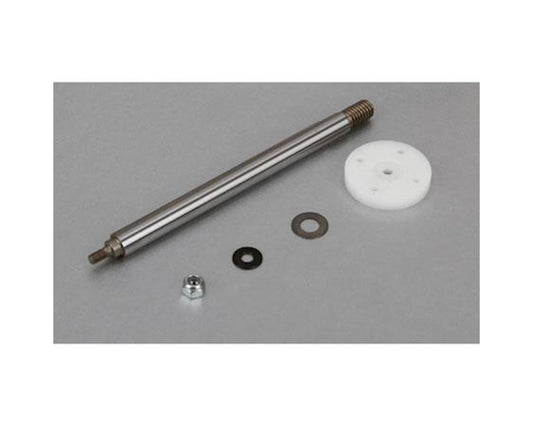 Team Losi Nutted Shock Shaft & Piston Kit, Rear: 5T