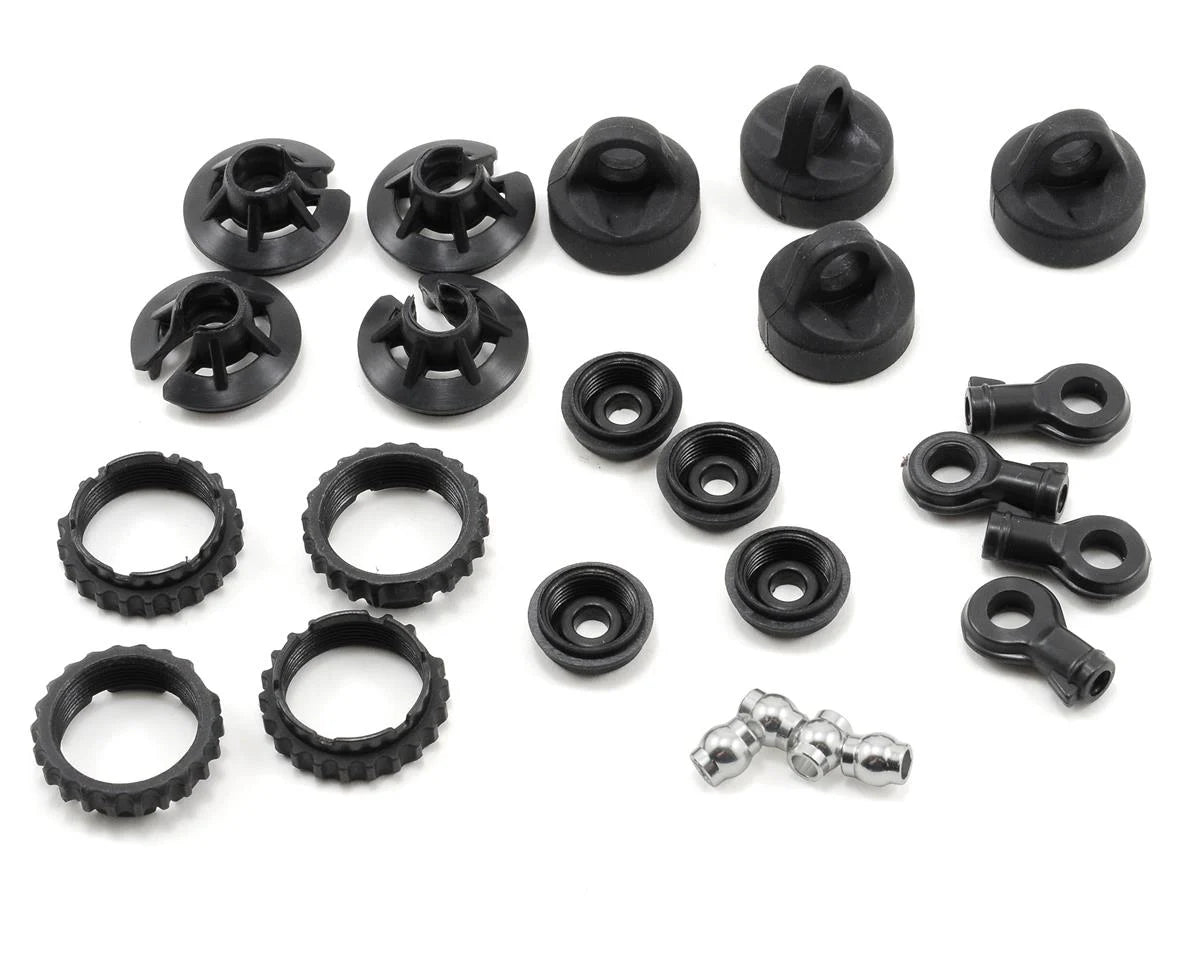 Losi Front & Rear Shock Plastics & Ball Set (4) (Ten-T)