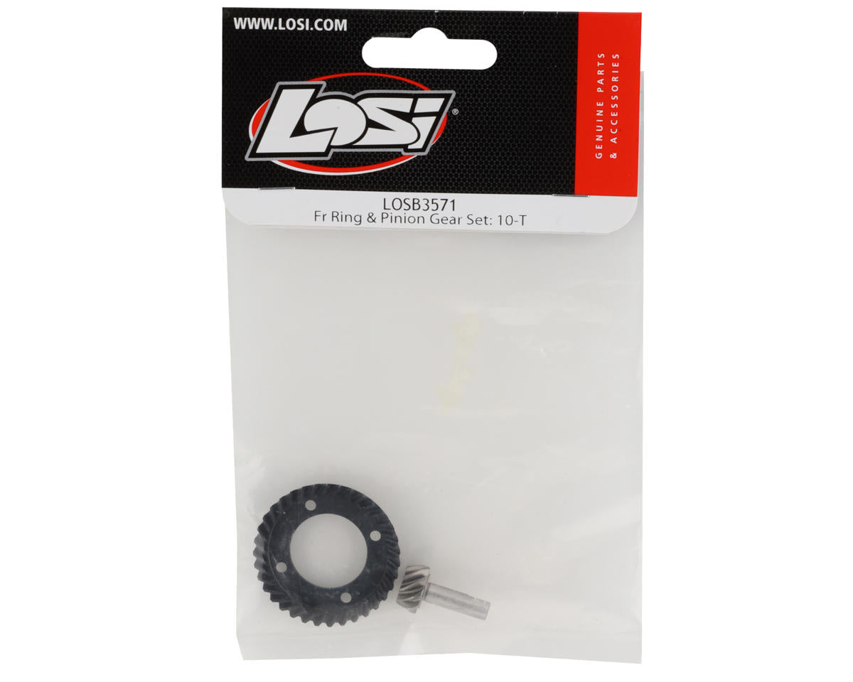 Losi Front Ring & Pinion Gear Set: 10-T