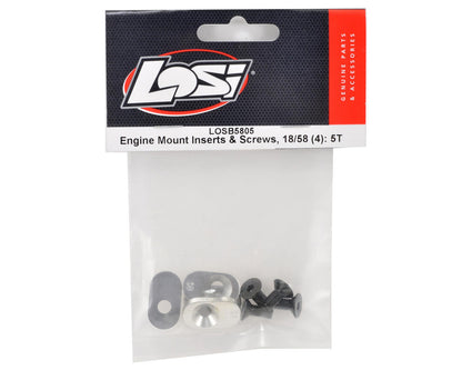 Team Losi Engine Mount Insert & Screw Set (4) (18/58)