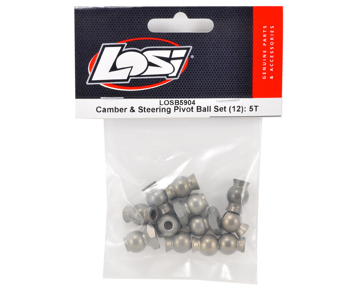 Team Losi Camber & Steering Pivot Ball Set (12)
