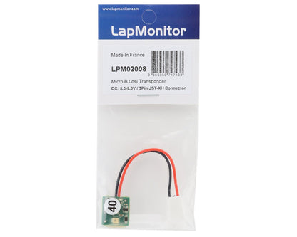 LapMonitor Micro-B Transponder w/3-Pin JST-XH Connector