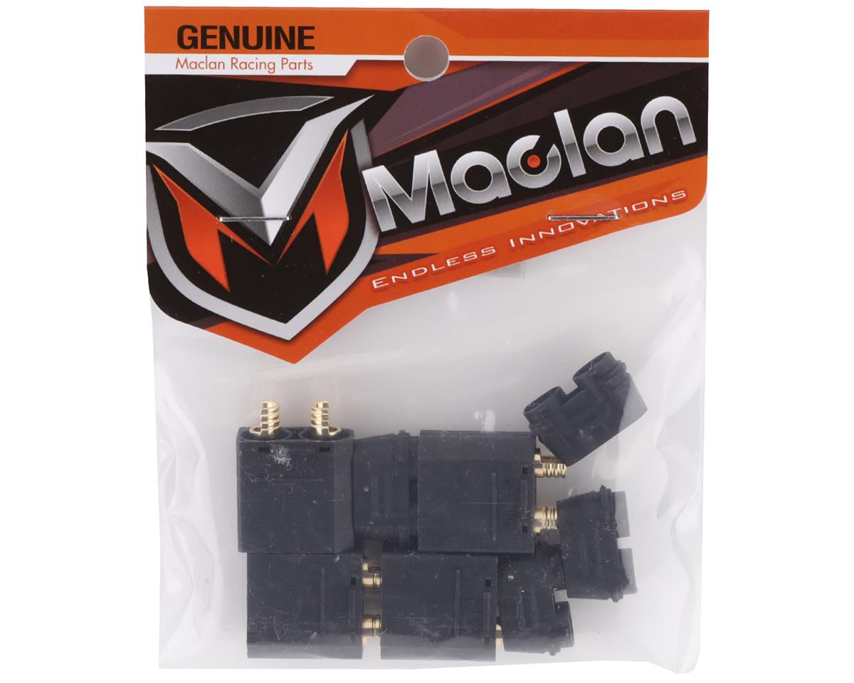 Maclan XT90 Connectors (4 Male) (Black)