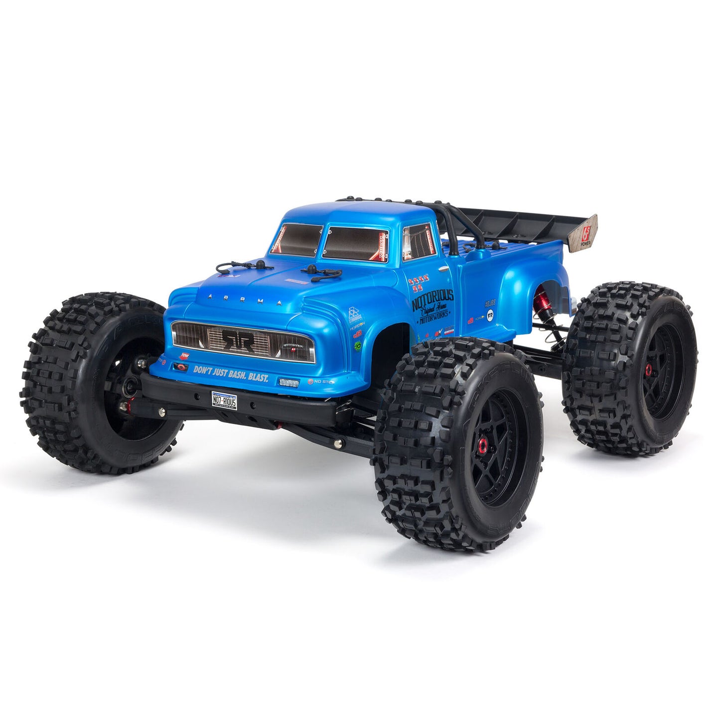 Arrma 1/8 NOTORIOUS 6S V5 4X4 BLX Stunt Truck with Spektrum Firma RTR