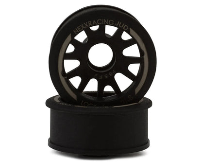 NEXX Racing Mini-Z RWD "JUD" EVO Front Threaded Side-Wall Carbon Fiber Rims (1mm Offset) (2)