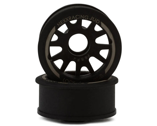 NEXX Racing Mini-Z RWD "JUD" EVO Front Threaded Side-Wall Carbon Fiber Rims (0mm Offset) (2)