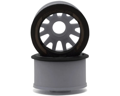 NEXX Racing Mini-Z "JUD" EVO Rear Threaded Side-Wall RWD Carbon-Fiber Rims (2mm Offset)(2)