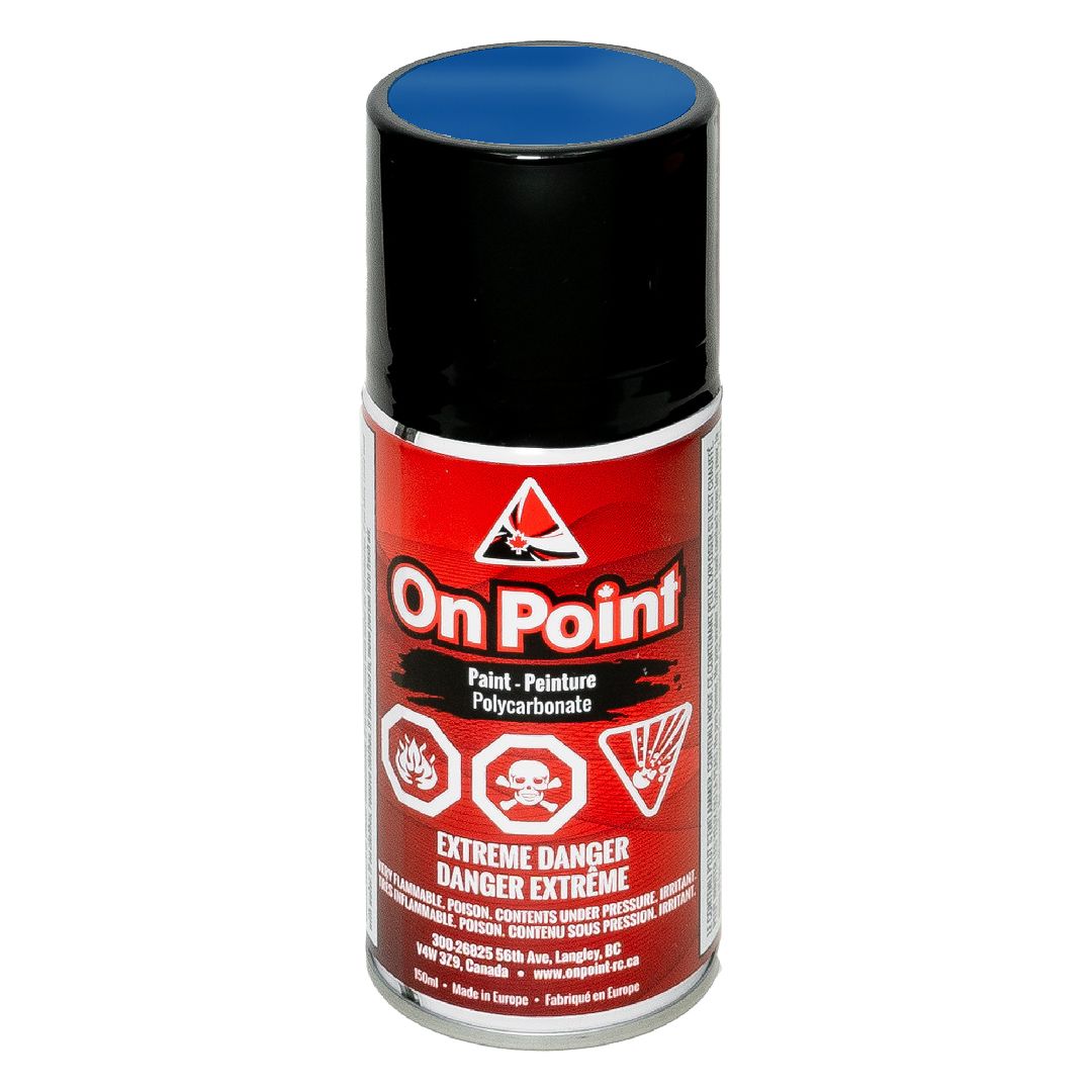 On Point Lexan Body Spray Paint 150ml (Metallic Blue)