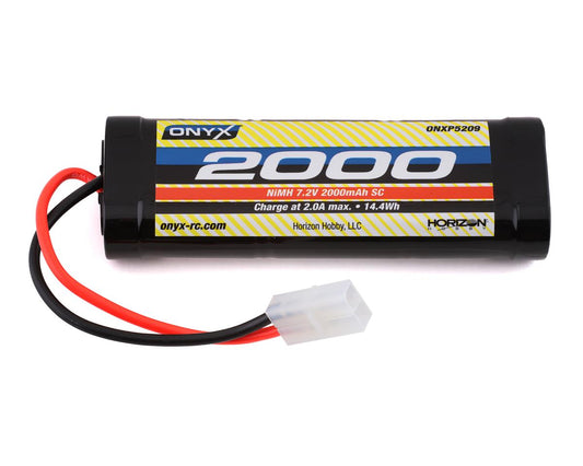 Onyx 6-Cell Sub-C Stick NiMH Battery w/Tamiya Connector (7.2V/2000mAh)