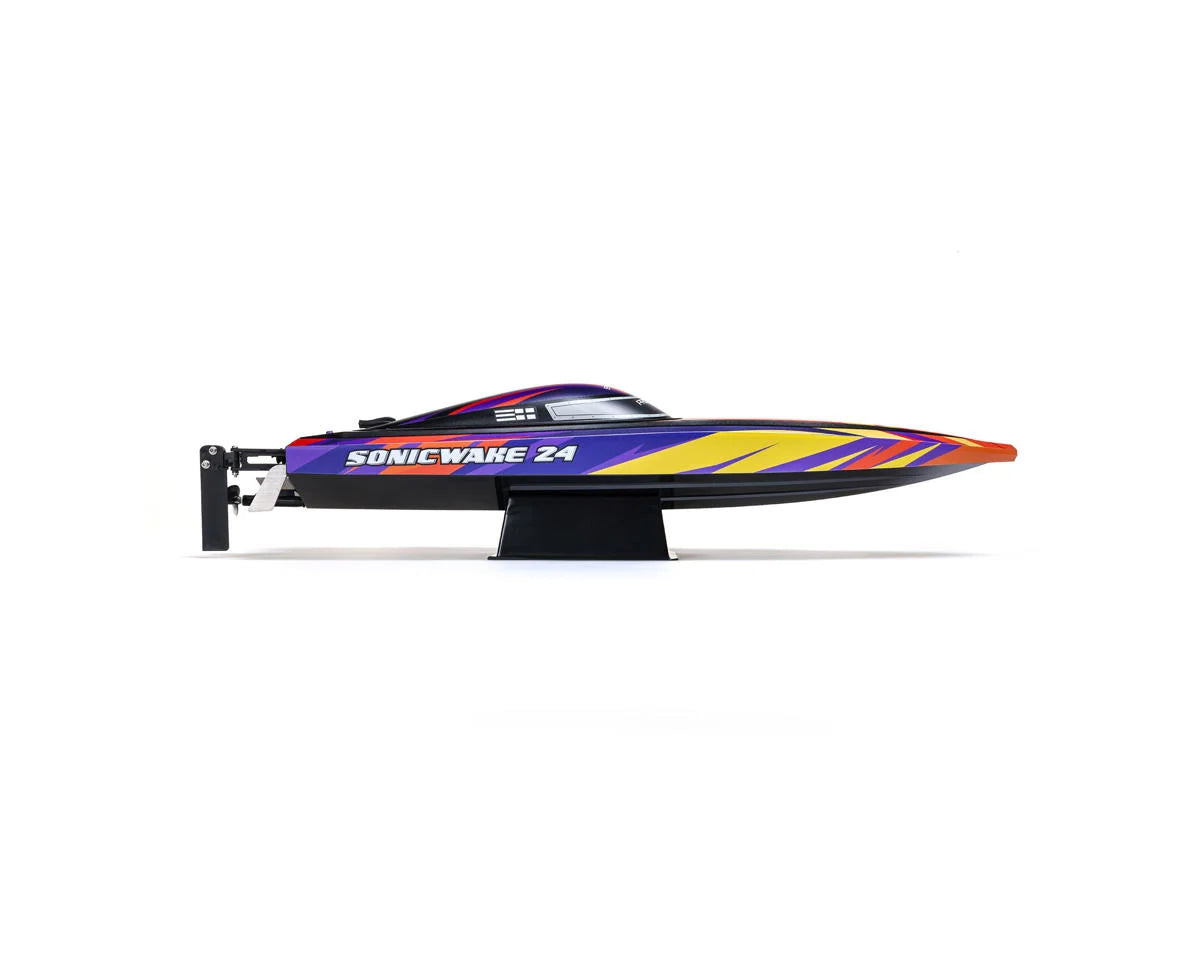Pro Boat Sonicwake 24" Self-Righting RTR Deep-V Brushless Boat (Red)