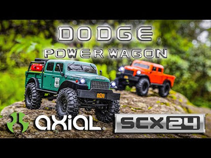 Axial SCX24 1/24  Dodge Power Wagon 4X4 Rock Crawler Brushed RTR