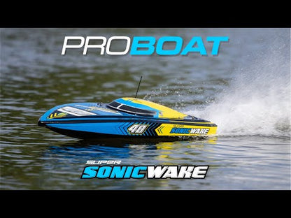 Proboat Super Sonicwake 48" 8S Self-Righting Brushless Deep-V RTR