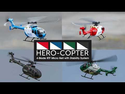 Rage RC Hero-Copter, 4-Blade RTF Helicopter; Sheriff