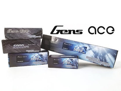 Gens Ace G-Tech Smart 2S LiPo Battery 45C (7.4V/2200mAh) w/T-Style