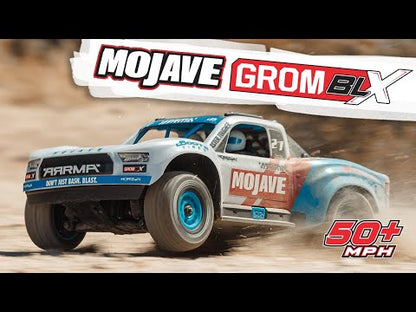 ARRMA Mojave Grom 223S BLX Brushless 4X4 Small Scale Desert Truck RTR, Black