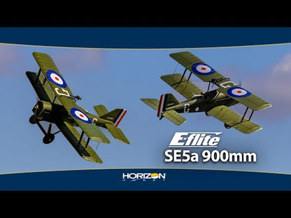 ***Pre-Order*** E-Flite S.E.5a 900mm BNF Basic with AS3X+ and SAFE Select