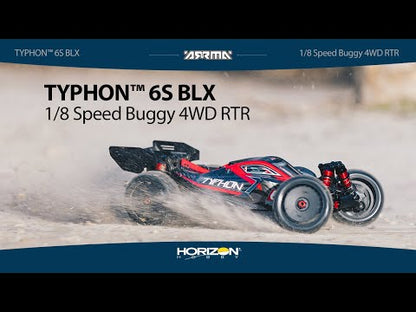 Arrma 1/8 TYPHON 6S V5 4X4 BLX Buggy with Spektrum Firma RTR