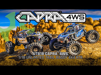 Axial 1/18 UTB18 Capra 4WS 4WD Trail Buggy RTR with Battery & Charger