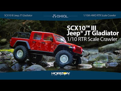 Axial 1/10 SCX10 III Jeep JT Gladiator 4X4 Rock Crawler with Portals RTR