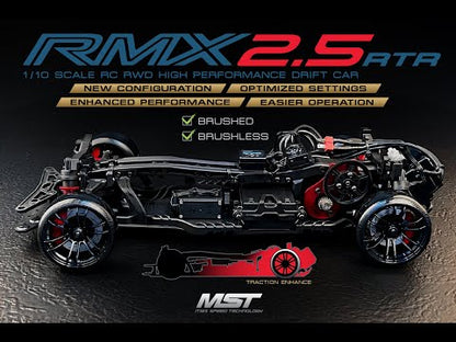 MST RMX 2.5 1/10 2WD Brushed RTR Drift Car w/LP56 Body (Grey)