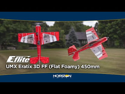 E-flite UMX™ Eratix 3D Flat Foamy BNF Basic Electric Airplane (450mm) w/AS3X® & SAFE® Select